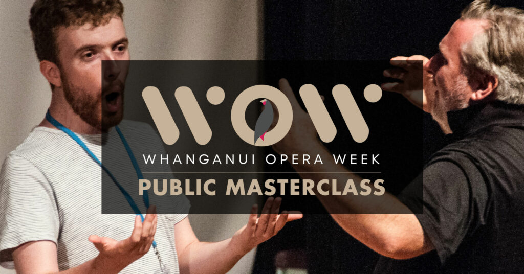 Whanganui Opera Week | Public Masterclass